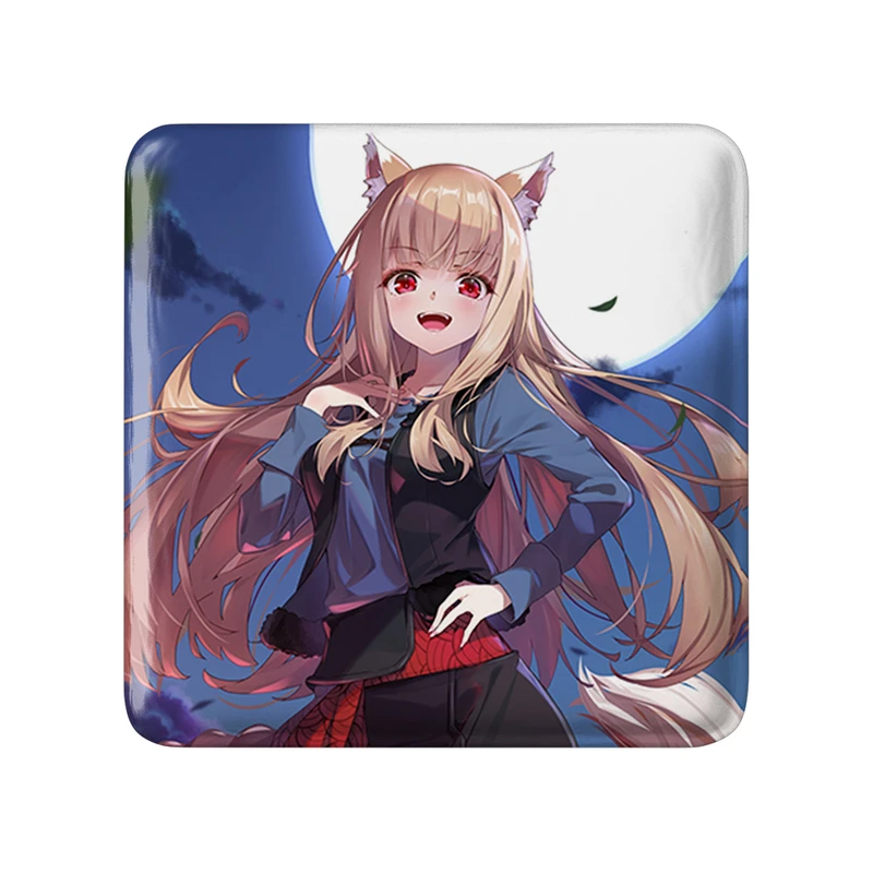 پیکسل خندالو طرح هولو انیمه ادویه و گرگ مدل مربعی کد 36139