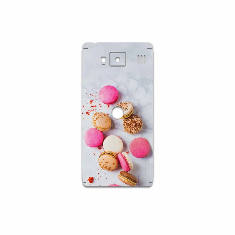 برچسب پوششی ماهوت مدل Macaron cookie مناسب برای گوشی موبایل موتورولا Droid Razr HD