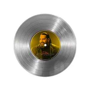 تابلو نیپ آرت طرح دیسک گرامافون مدل 9122 فریم نقره ای