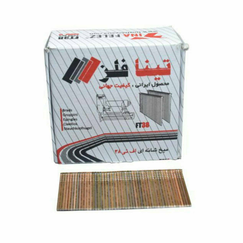 میخ تیپو تینا فلز مدل FT38 بسته 2500 عددی
