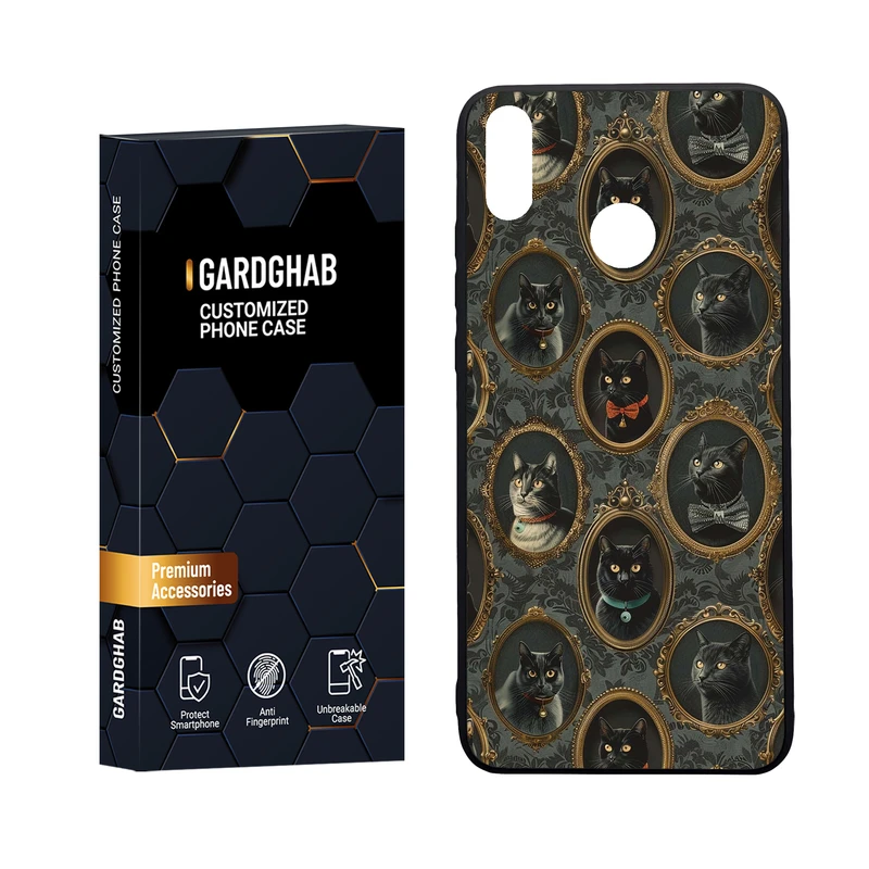 کاور گارد قاب مدل دورژله ای پشت گلس فانتزی مناسب برای گوشی موبایل آنر 8x