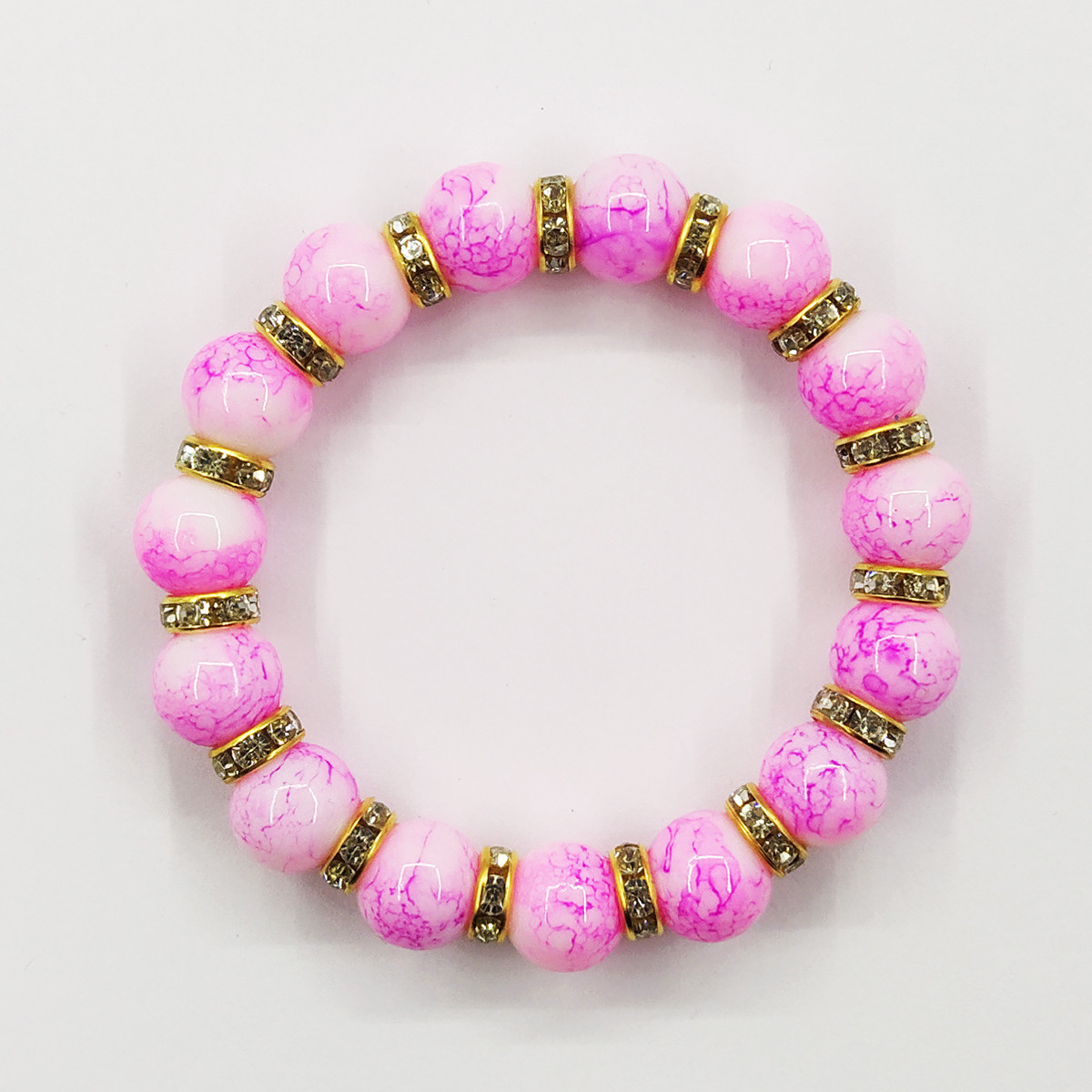 دستبند دخترانه سلین کالا مدل کریستالی کد ce-As2