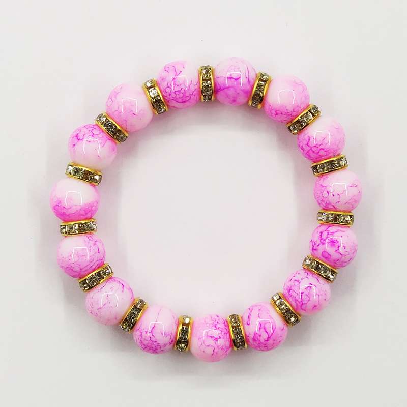 دستبند دخترانه سلین کالا مدل کریستالی کد ce-As2