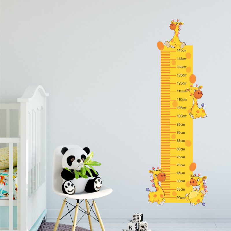 متر اندازه گیری کودک طرح cute girrafe