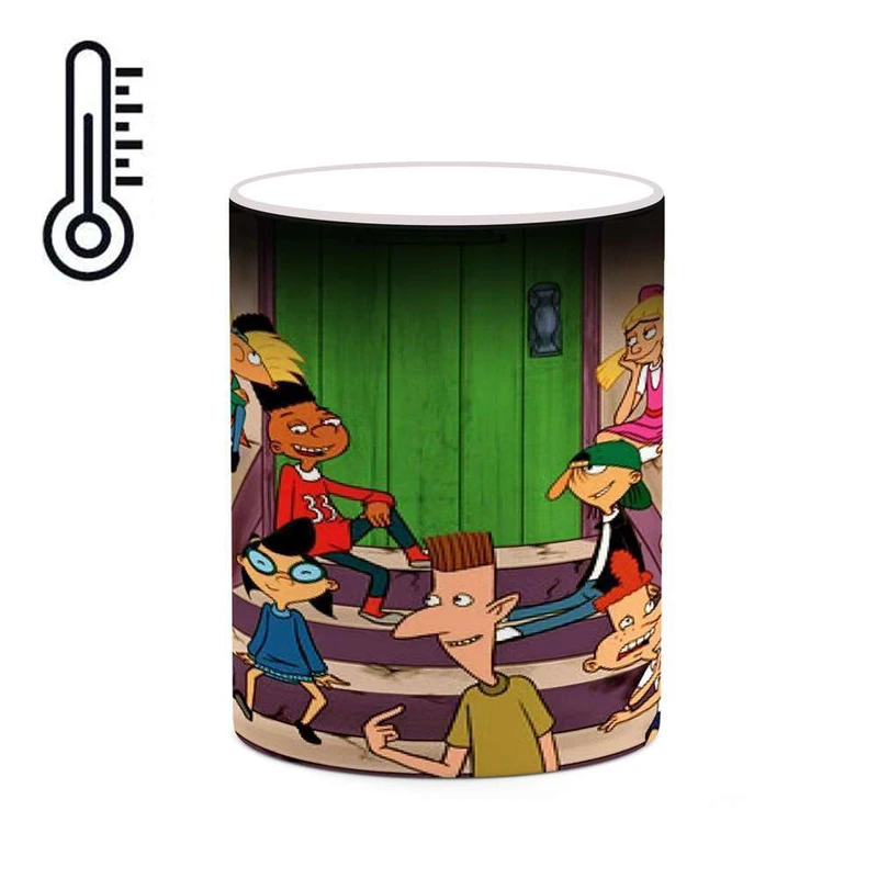 ماگ حرارتی کاکتی مدل کارتون Hey Arnold! کد mgh22679