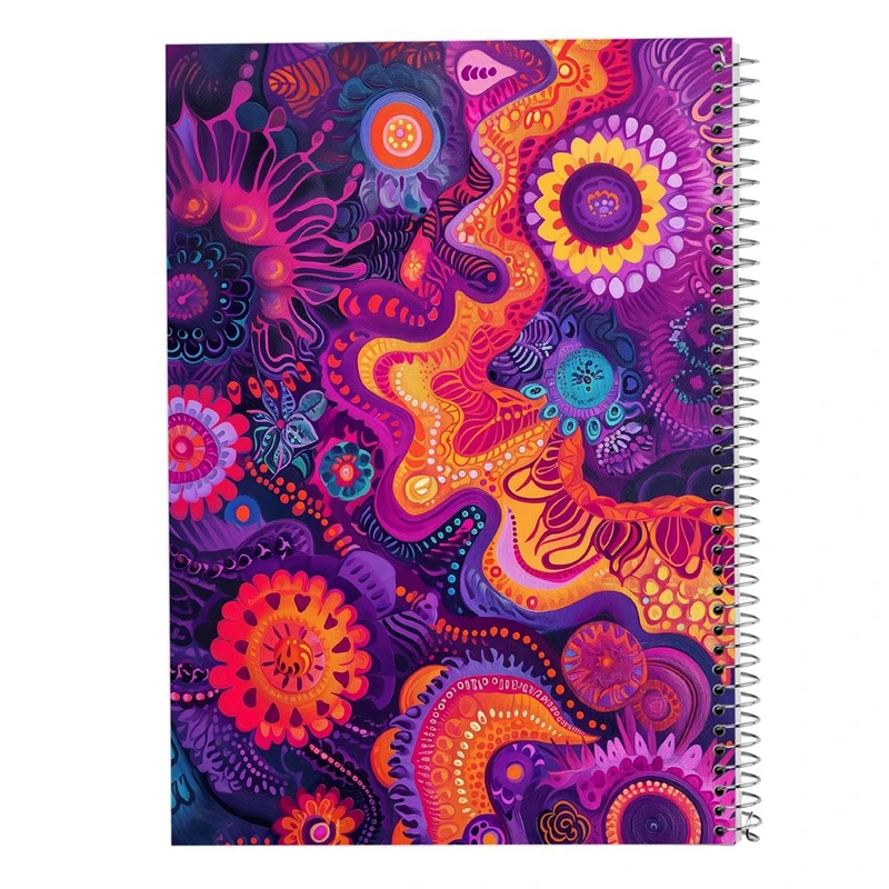 دفتر ژورنال نویسی 50 برگ مدوپد مدل نقطه ای طرح اشکال فانتزی کد DF16212