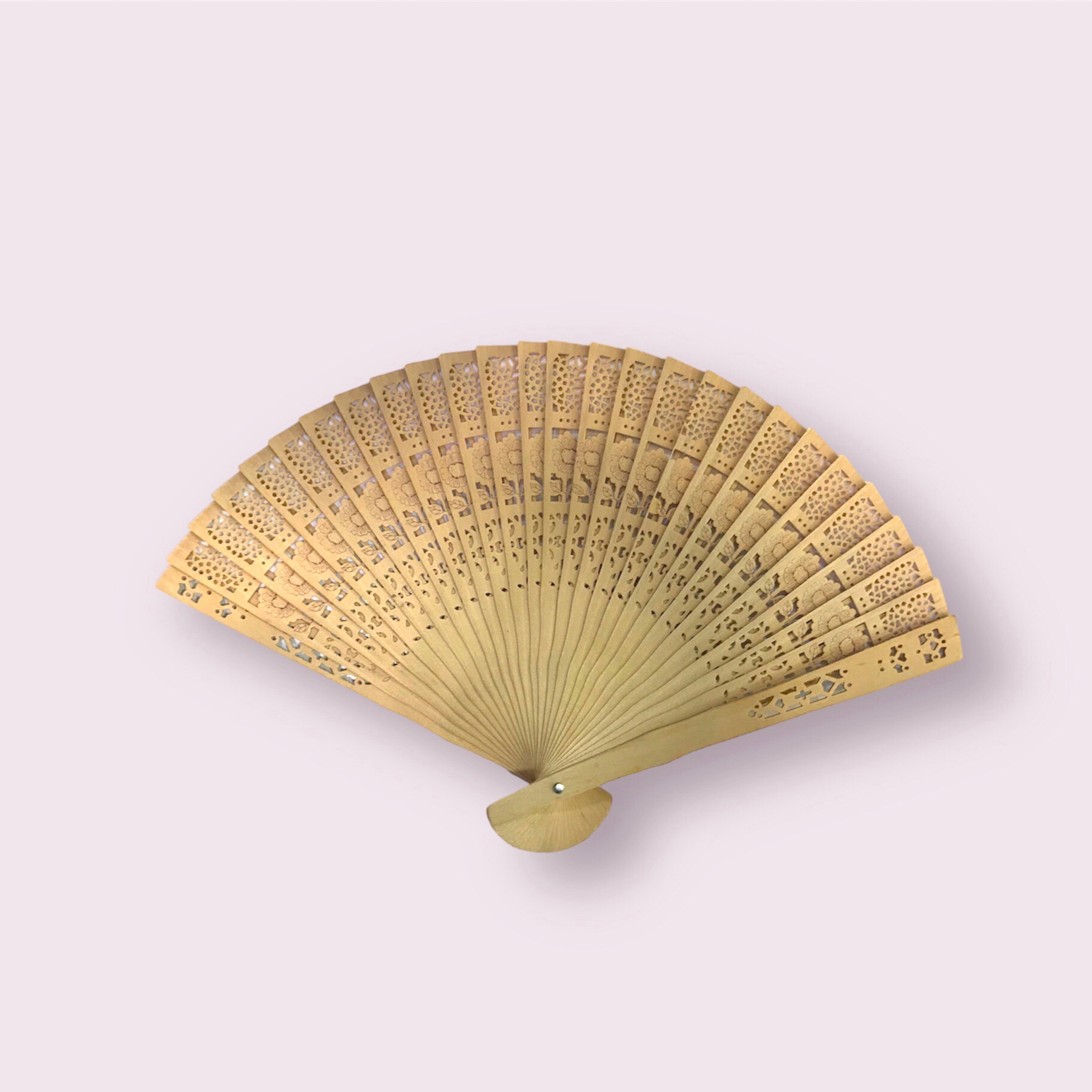 بادبزن مدل دستی طرح ژاپنی گلدار