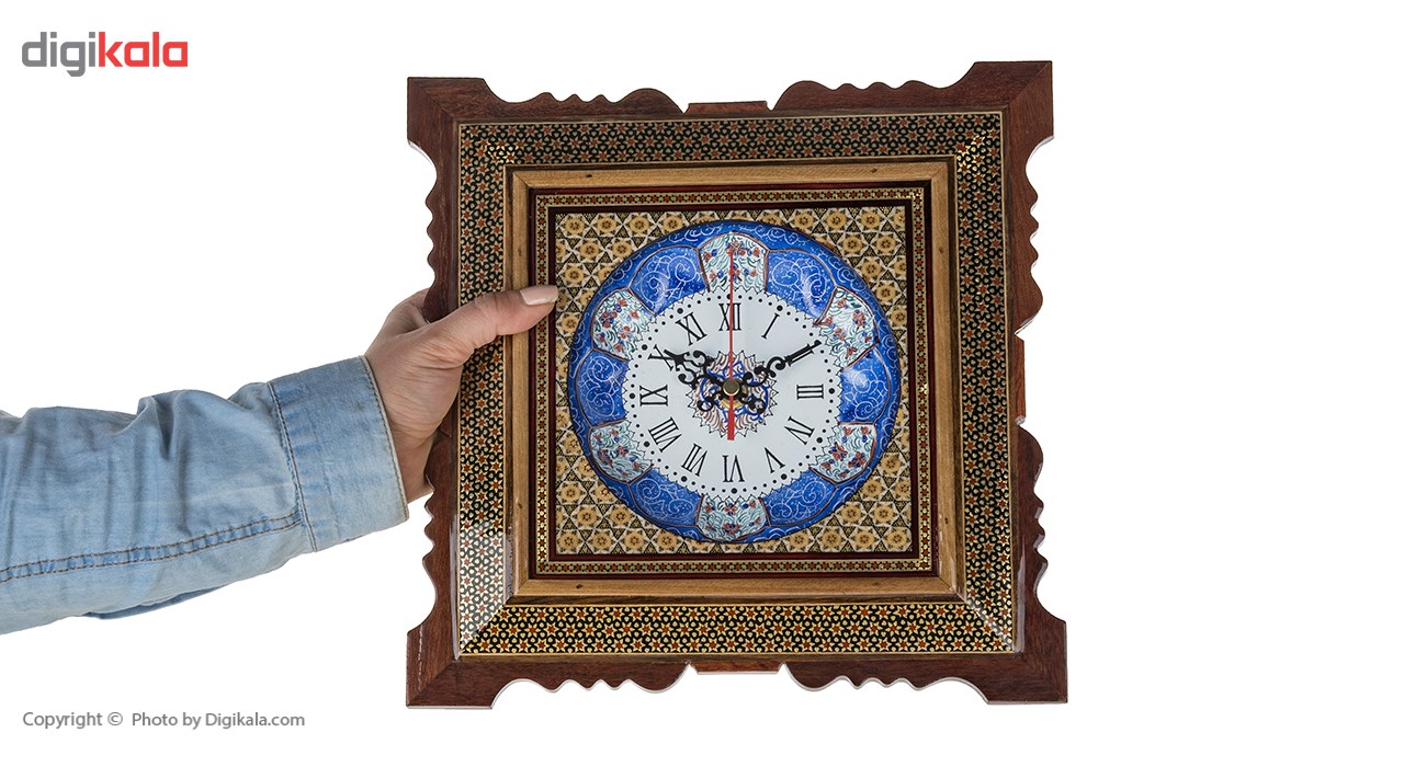 Inlay handicraft clock, code 20