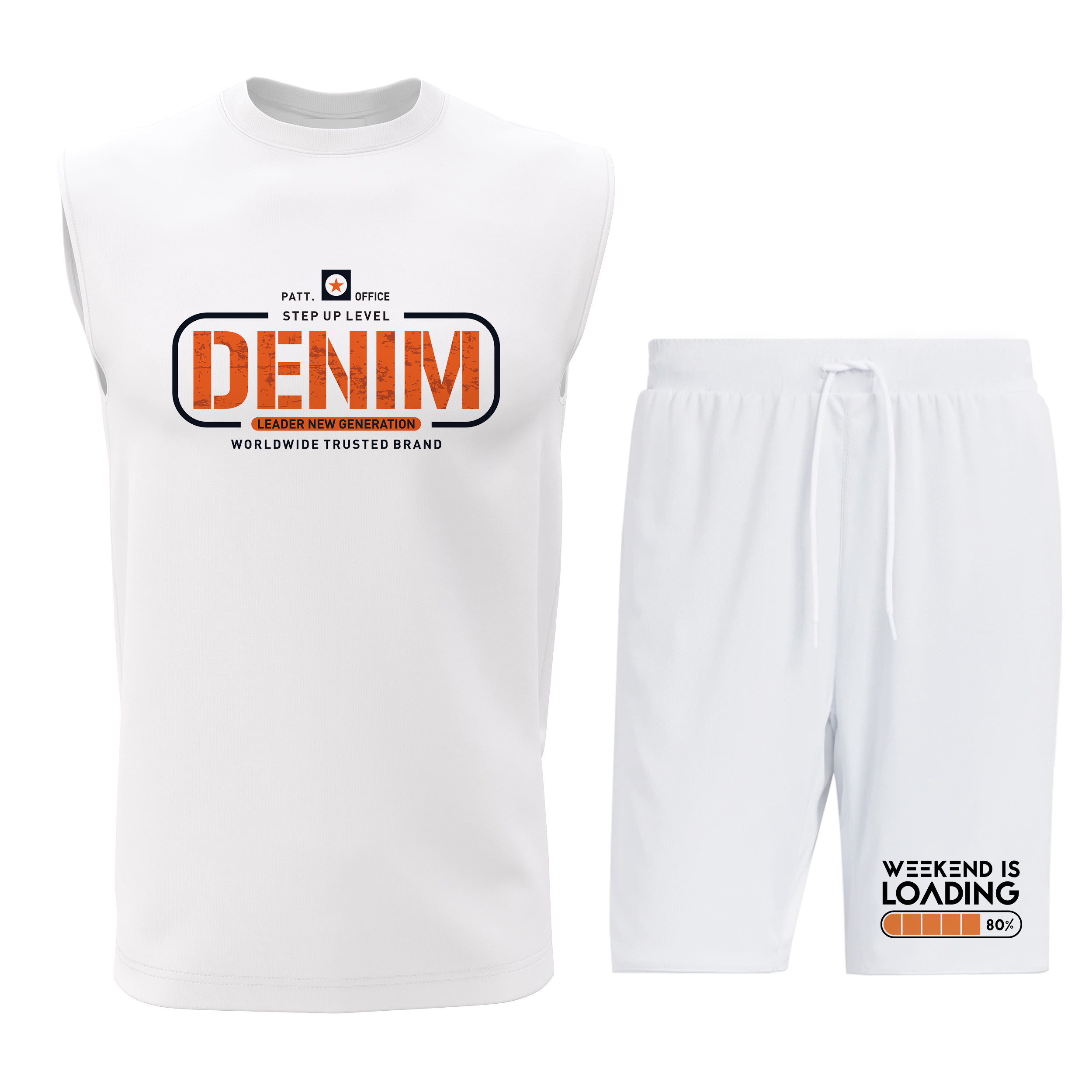 ست تاپ و شلوارک مردانه مدل T105W