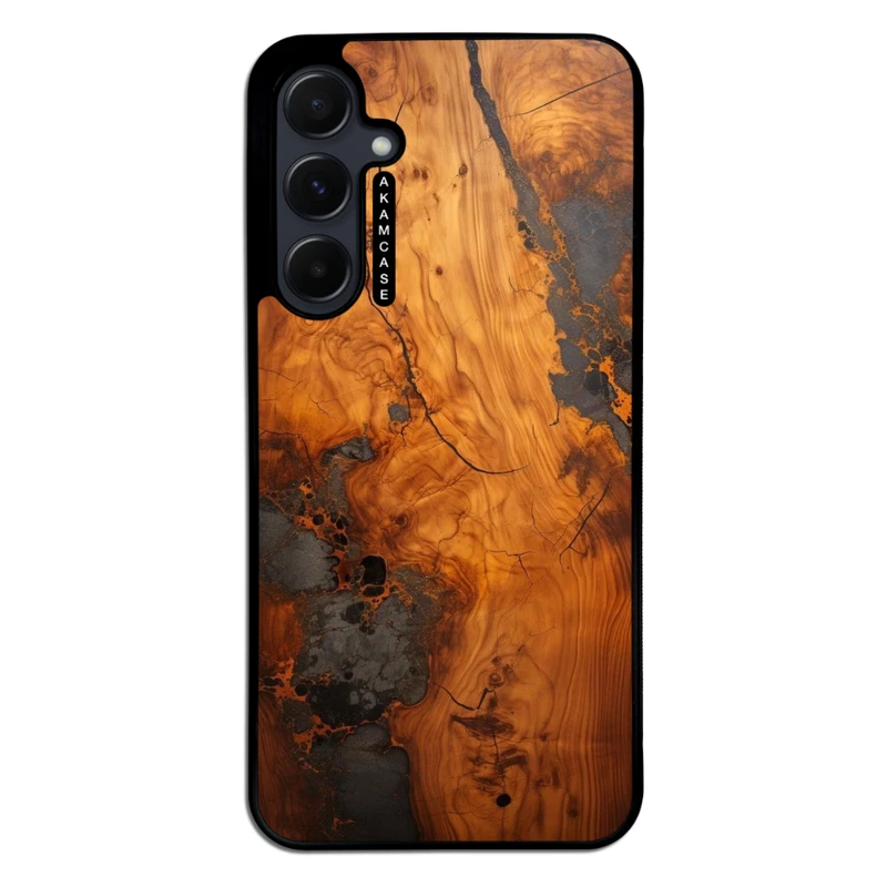 کاور آکام مدل AMC-WSGA55-WOOD-15 مناسب برای گوشی موبایل سامسونگ Galaxy A55