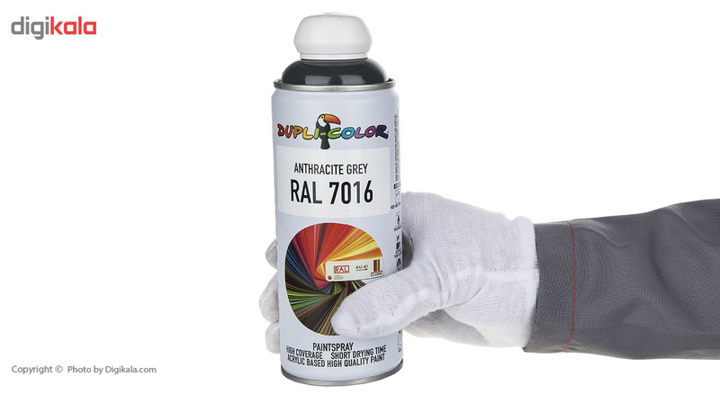 اسپری رنگ خاکستری دوپلی کالر مدل RAL 7016 حجم 400 میلی لیتر
