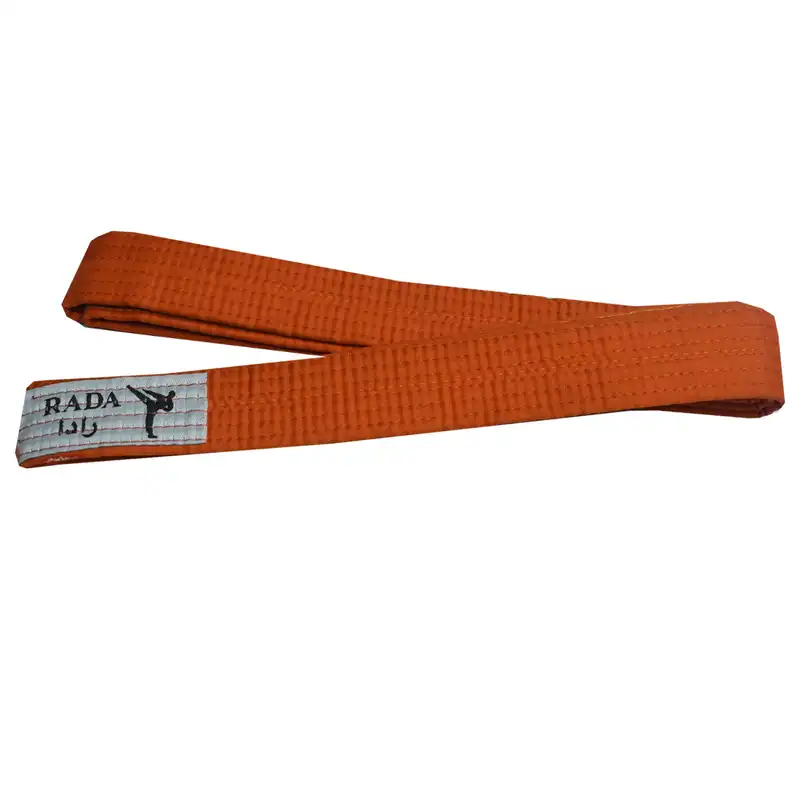 کمربند کاراته رادا مدل نیمه ضخیم رنگ نارنجی
