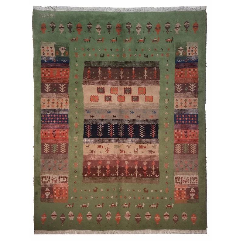 گبه دستبافت سه متری نرمین کسا کد NKP.C 183