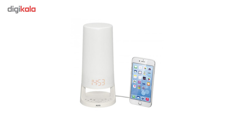 رادیو-چراغ مطالعه ساعت دار آ ا گ مدل MRC 4147