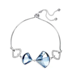 دستبند نقره زنانه کوبیک مدل QB-6505-S