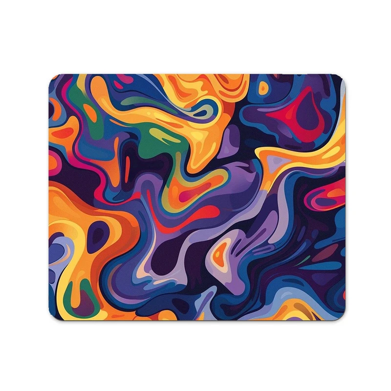 ماوس پد پاد آفرین مدل خطوط روان رنگارنگ کد DKMP7 سایز 24*19 سانتی متر