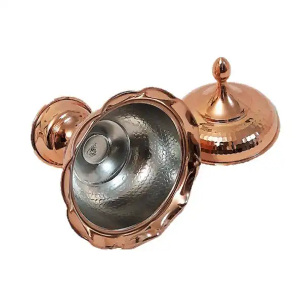 قندان مسی مدل رز  کد ZH268.1