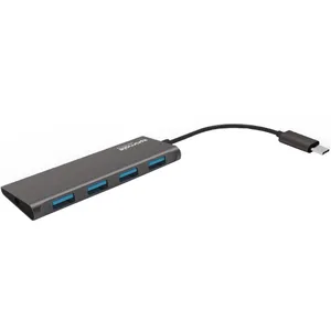 هاب USB-C چهار پورت پرومیت مدل SYNCHUB-C4