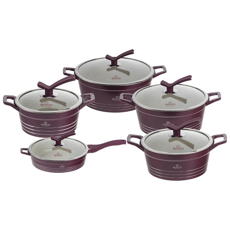 سرویس قابلمه ی 10 پارچه بوش مدل HY-8602