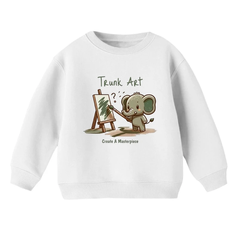 سویشرت بچگانه مدل فیل هنرمند  