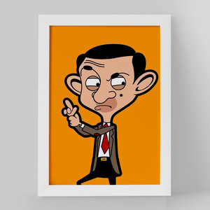 تابلو خندالو مدل مستر بین Mr Bean کد 10658