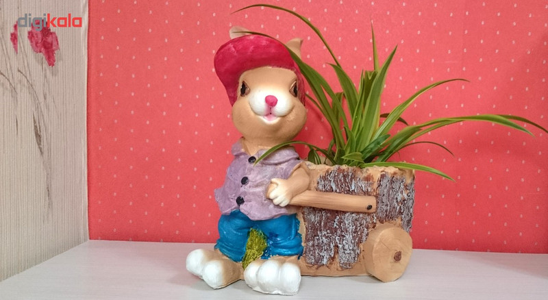 گلدان ژیوار طرح خرگوش مدل R3