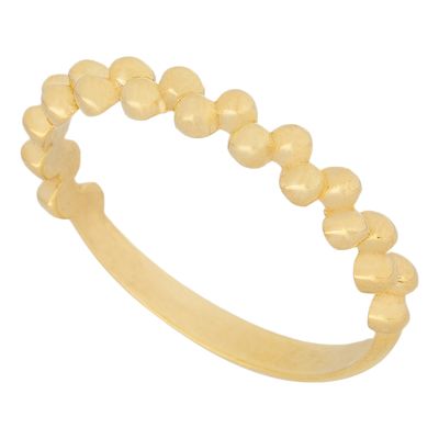 انگشتر طلا 18 عیار زنانه کیا گالری مدل گوارسه زیگزاگ کد RM227