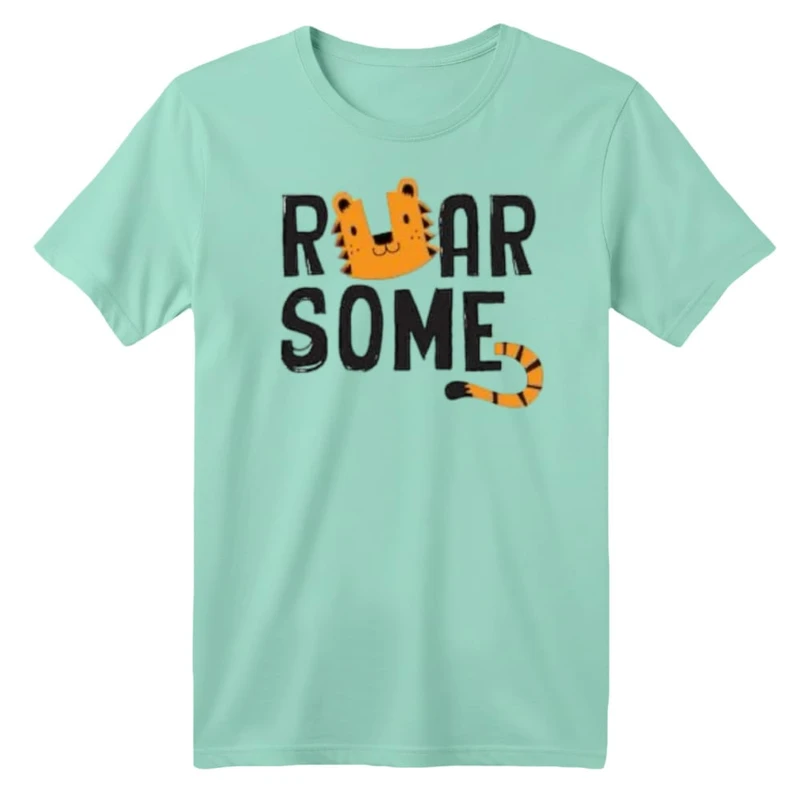 تی شرت آستین کوتاه بچگانه مدل ببر کد ۲۳