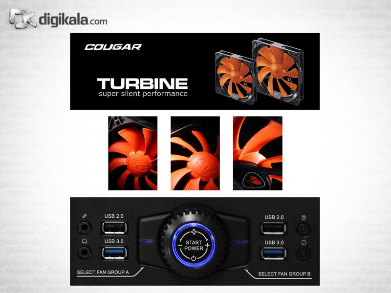 کیس کامپیوتر گرین کوگار X7