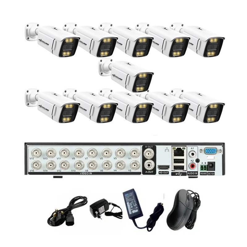 سیستم امنیتی مدل CAMERA PACK 11 - AXESSLINK مجموعه 11 عددی