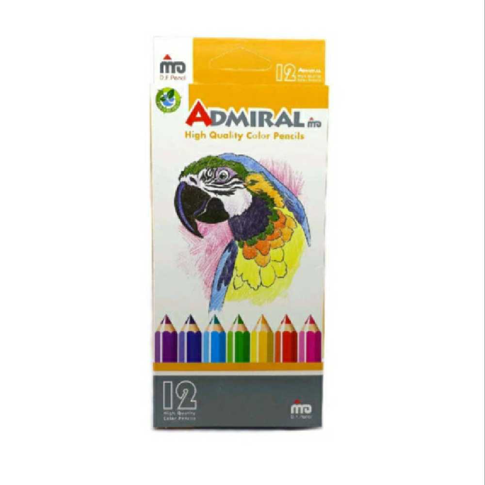 مداد رنگی 12 رنگ آدمیرال کد 002