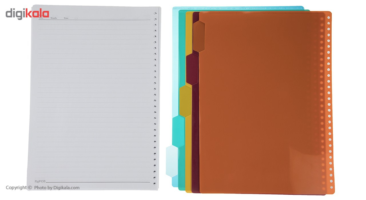 کاغذ کلاسوری پاپکو مدل NB-625-SH بسته 100 عددی سایز A4