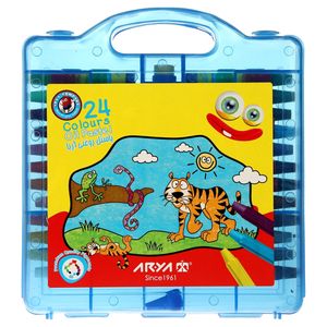 نقد و بررسی پاستل روغنی 24 رنگ آریا مدل 2031 توسط خریداران