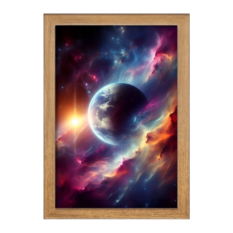 تابلو خندالو مدل کهکشان (galaxy) کد F6207