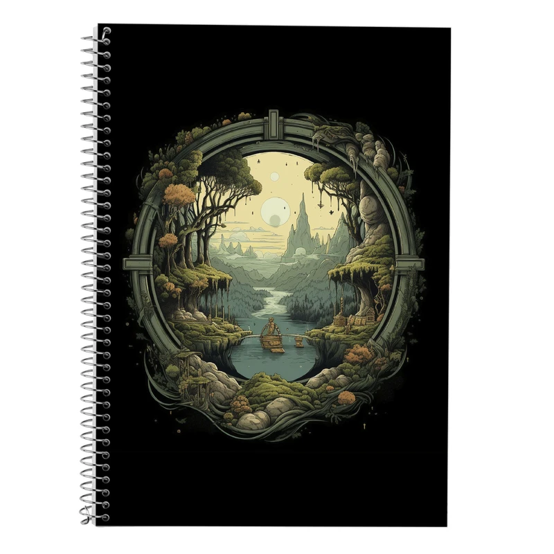 دفتر لغت 50 برگ مدوپد طرح  ارباب حلقه ها The Lord of the Rings کد DF3031