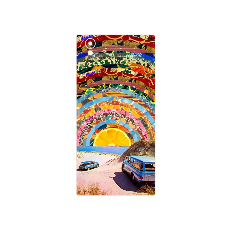 برچسب پوششی ماهوت مدل Collage of Orange Sky مناسب برای گوشی موبایل سونی Xperia L1