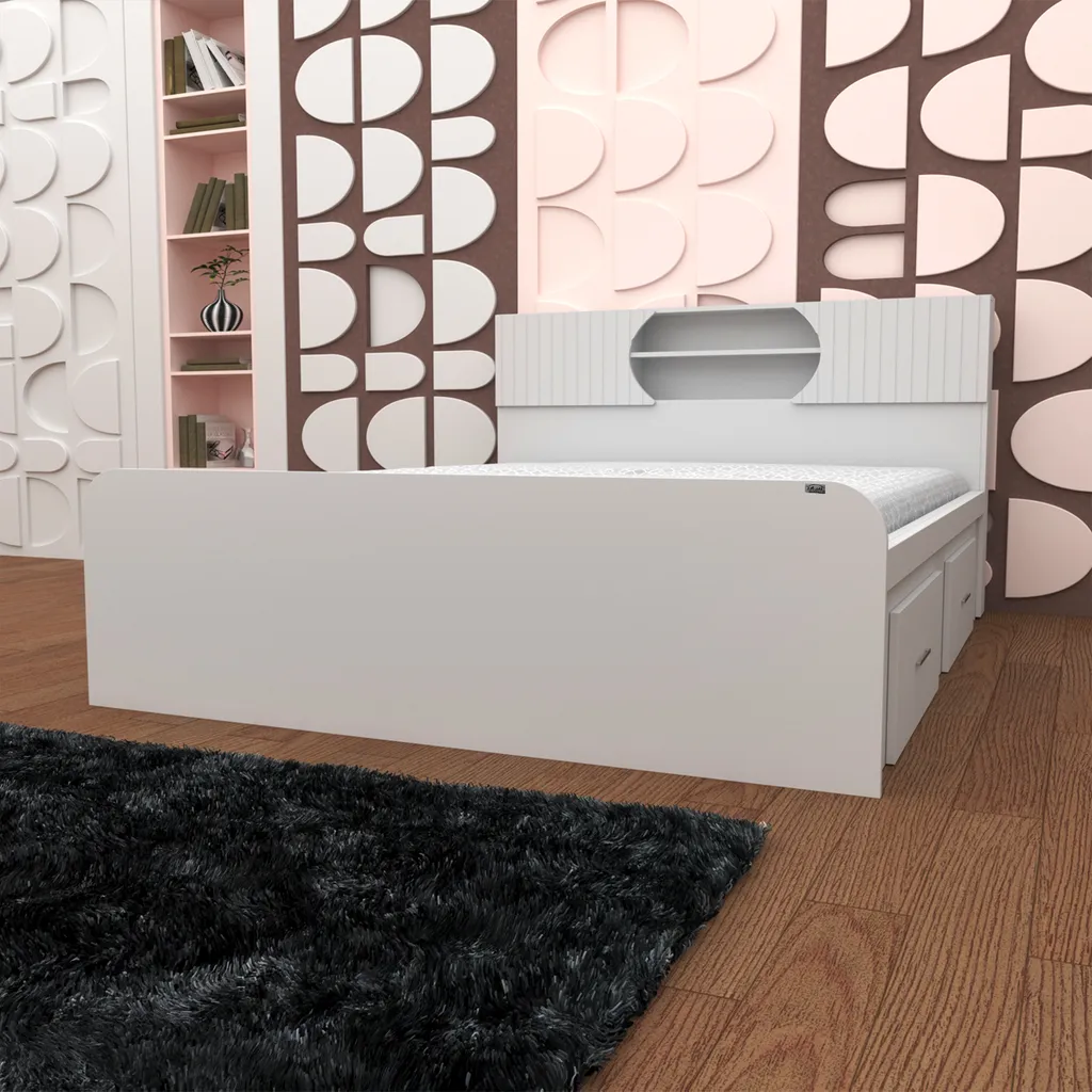 تخت خواب دونفره اعیان مدل FH515 سایز 160x200 سانتی متر