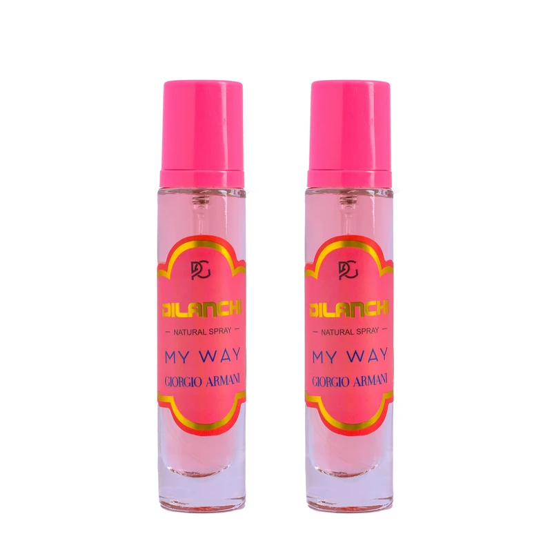عطر جیبی زنانه دیلانچی مدل مای وی با رایحه معتدل حجم ۳۰ میلی‌لیتر مجموعه ۲ عددی