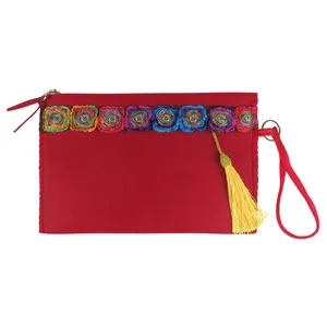کیف دستی نمدی طرح گل کد k-20