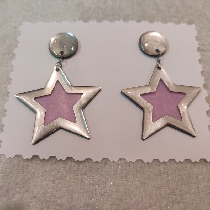 گوشواره دستساز زنانه مدل ستاره