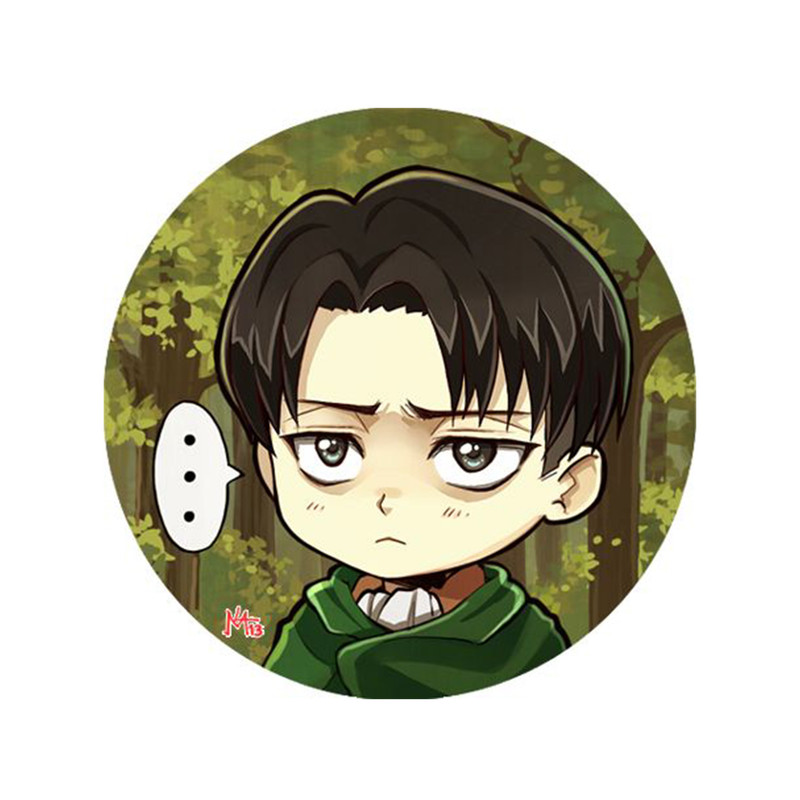 استیکر لپ تاپ و موبایل مدل انیمه طرح اتک ان تایتان لیوای آکرمن attack on titan Levi Ackermann کد 542