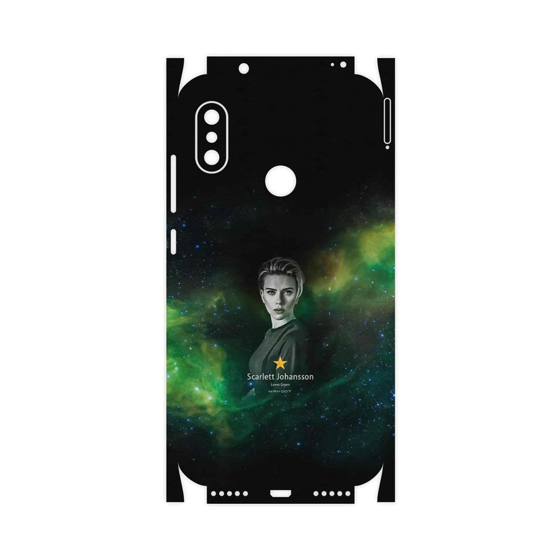 برچسب پوششی ماهوت مدل Scarlett Johansson-FullSkin مناسب برای گوشی موبایل شیائومی Redmi Note 6 Pro