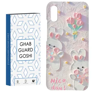 کاور قاب گارد گوشی طرح گل کد Dimo-214 مناسب برای گوشی موبایل شیائومی Redmi 9A / 9i