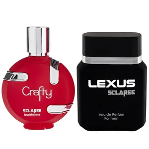 ادوپرفیوم زنانه اسکلاره مدل Crafty حجم 100 میلی لیتر به همراه ادوپرفیوم مردانه اسکلاره مدل Lexus حجم 100 میلی لیتر