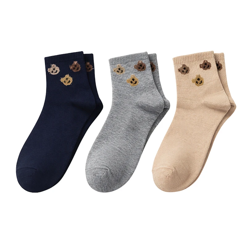 جوراب زنانه مدل پنبه ای Lira  کد 006 بسته 3 عددی