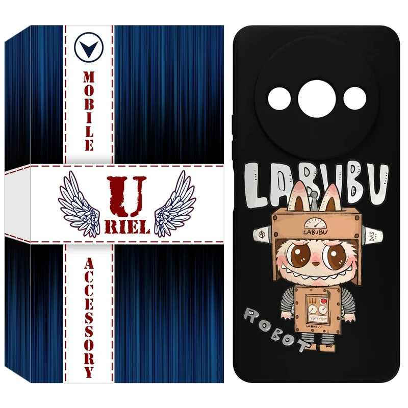 کاور یوریل مدل KSH کد 121 طرح عروسک لبوبو مناسب برای گوشی موبایل شیائومی Redmi A3 / A3x