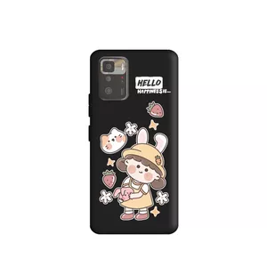 کاور طرح دختر و گربه کد m2986 مناسب برای گوشی موبایل شیائومی Redmi Note 10 Pro 5G / Poco X3 GT