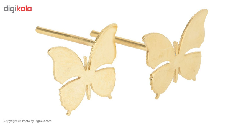 گوشواره طلا 18 عیار ماهک مدل ME0718 - 4