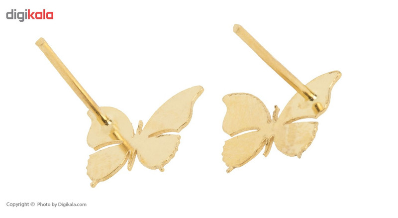 گوشواره طلا 18 عیار ماهک مدل ME0718 - 3