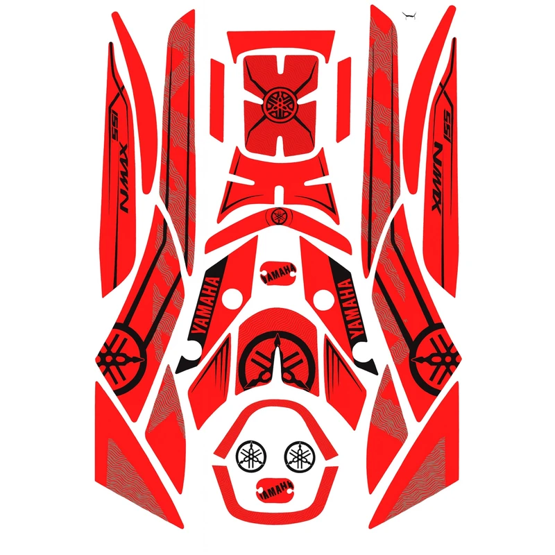 برچسب باک موتورسیکلت یاماها مدل 01RD مناسب برای یاماها N MAX مجموعه 29 عددی